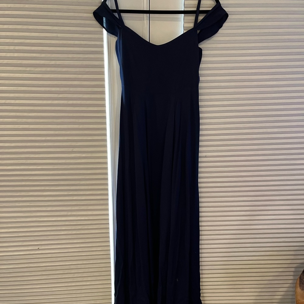Reformation Navy Blue Maxi Dress